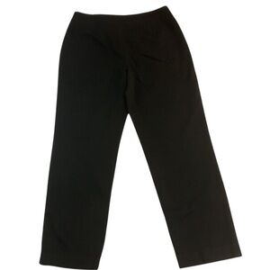 Talbots‎ Heritage black Ponte pants, side zip, 14, classic, minimalist, office
